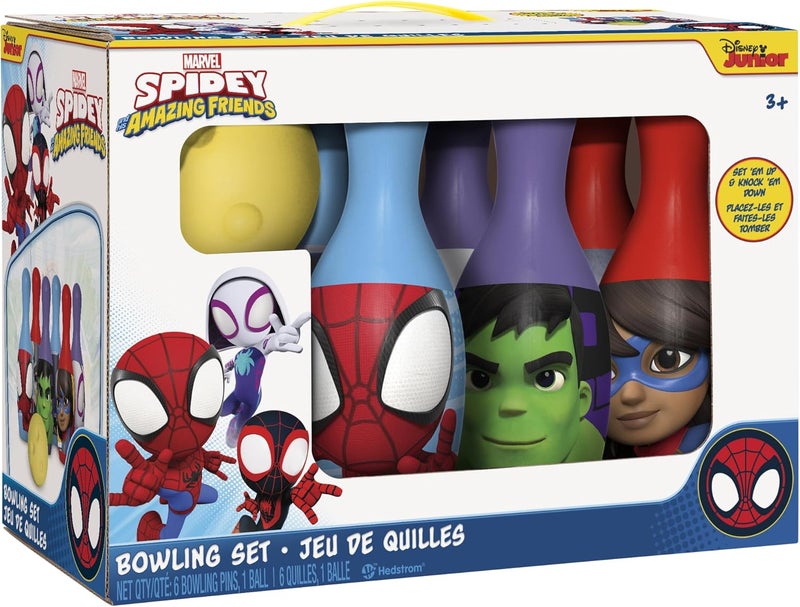 Hedstrom Bowling Set, Spidey and his Amazing Friends (52-40002BX) - Image 1